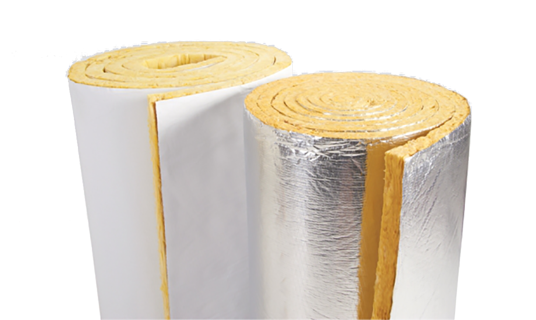 Rouleau de laine de verre du tuyau de couverture avec d'aluminium