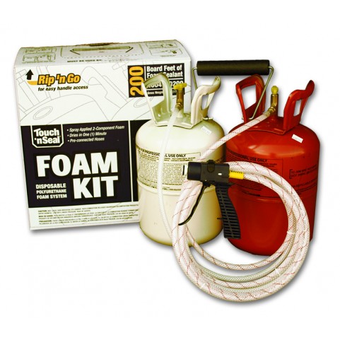 Seal Spray Foam Kit de mousse isolante à cellules fermées haute performance  avec applicateur de mousse pistolet et 1 boîte de nettoyant (50 boîtes  FT-2) : : Outils et Bricolage